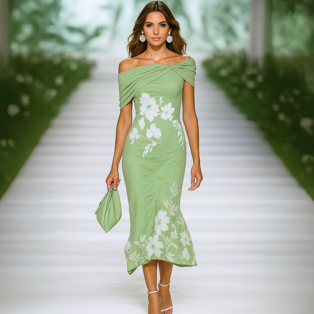 Karin™ | Elegantes Blumenkleid