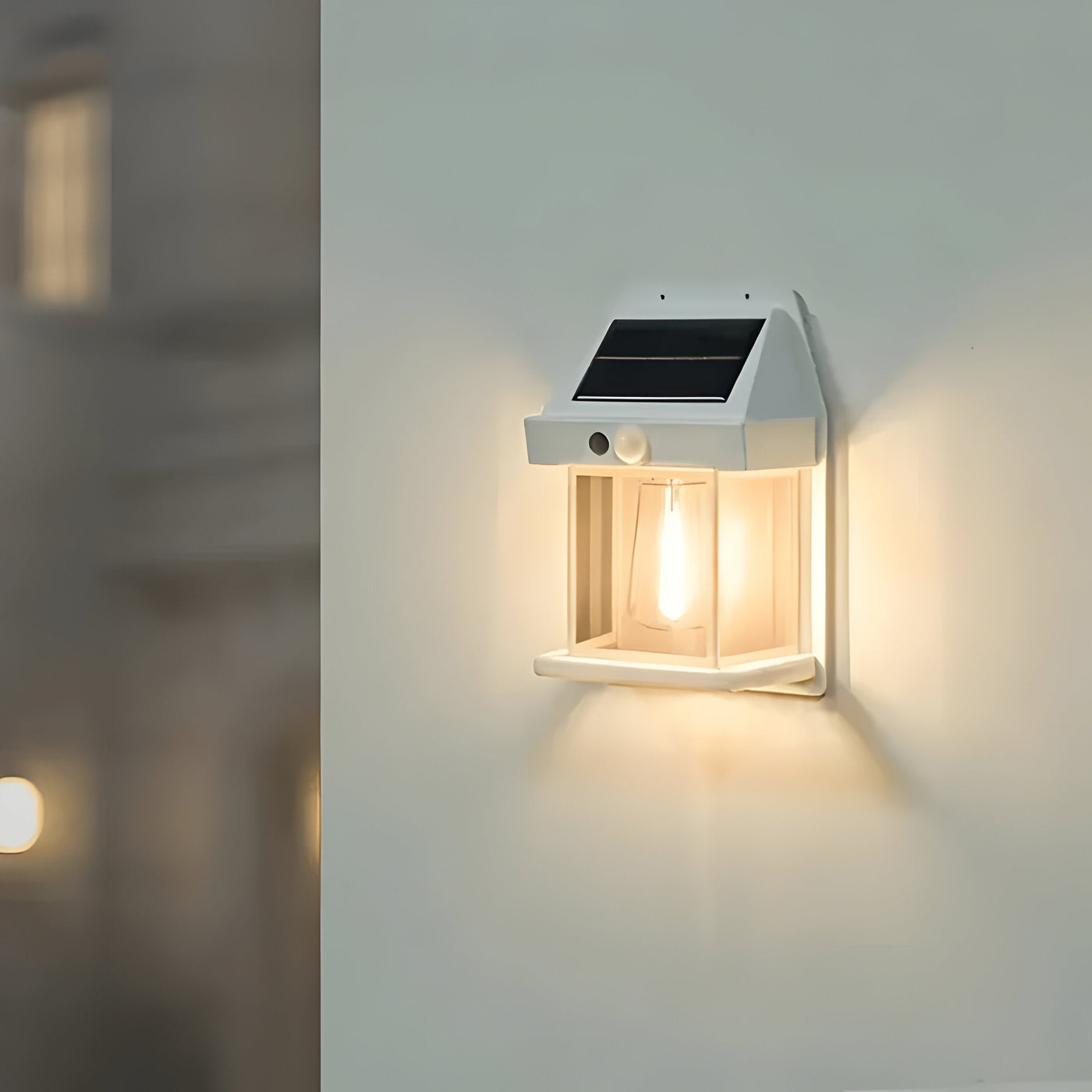LumiGuard Lampe - Solar-Bewegungsmelder Wasserdichte Außenlampe