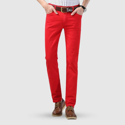 Herren Sommer Farbene Hosen | Reguläre Passform