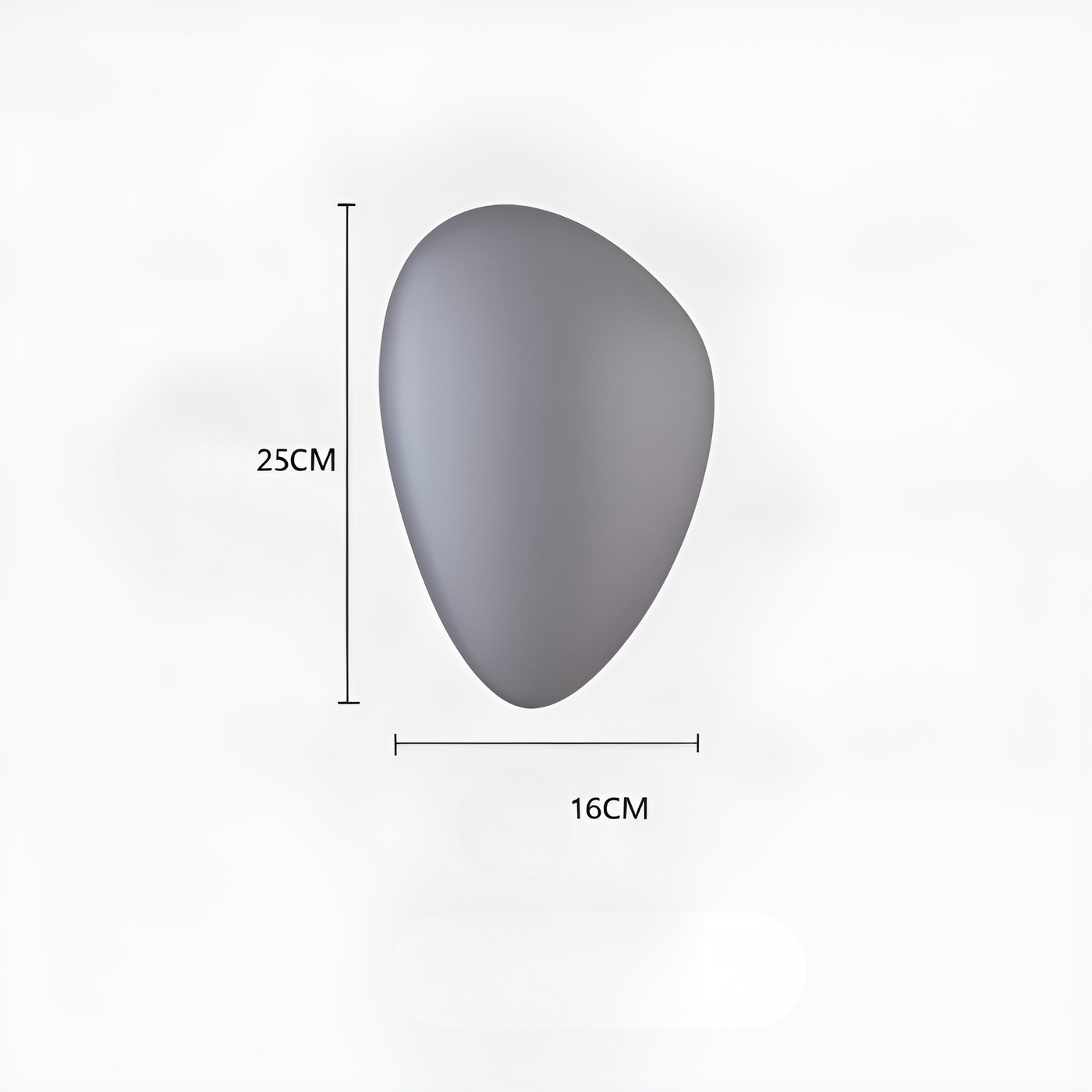 LED Wandleuchte in Kieselstein Design– Dekoratives nordisches Design für Wohnzimmer & Flur