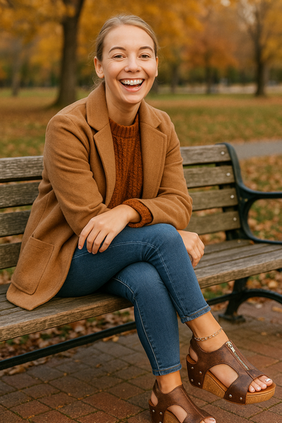 ELVANA – Die korrigierenden keil-sandalen für eleganz haltung