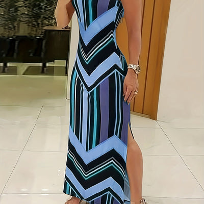 Maxikleid mit Seitenschlitz für Damen