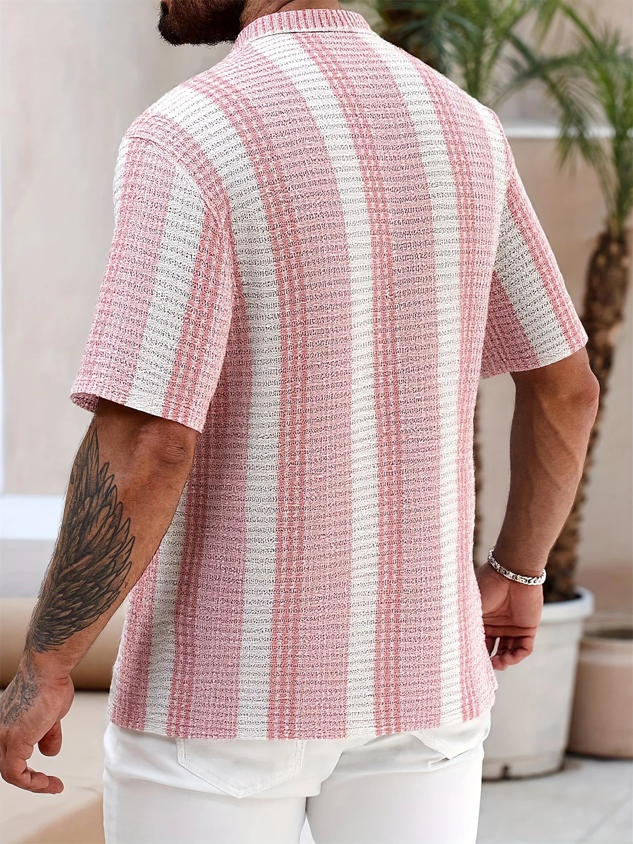 Avram – Lässiges Gestreiftes Hemd Mit Knöpfen