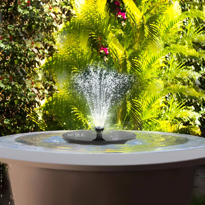 AquaBliss Rise - Solar-Wasserbrunnen für Draußen