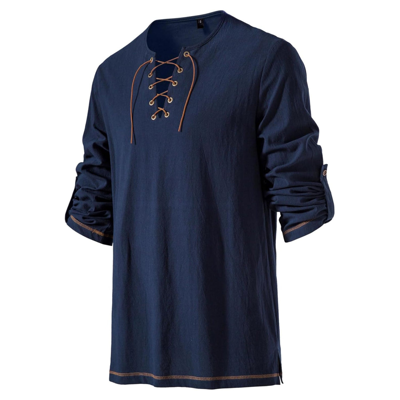 Medieval Style Lace-Up Tunic Top