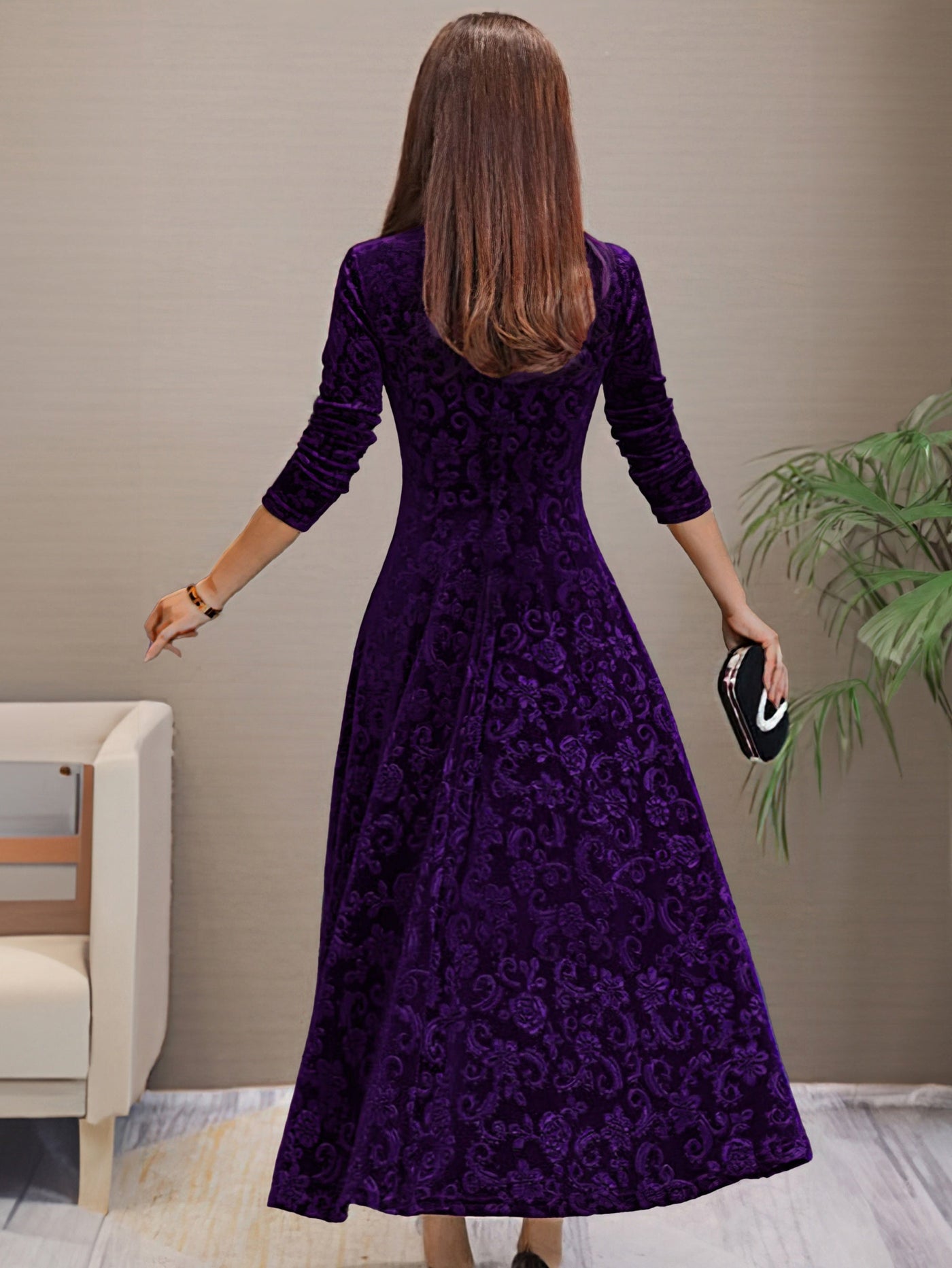 Elegantes Langarmkleid für Damen