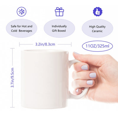 Romantische Keramik-Tasse