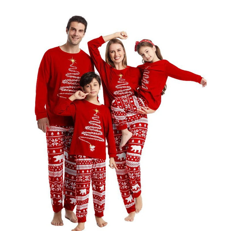 Passendes Weihnachts Pyjama Set für die ganze Familie