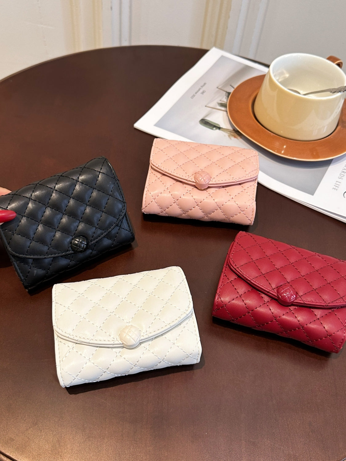 PU Leather Solid Color Wallet