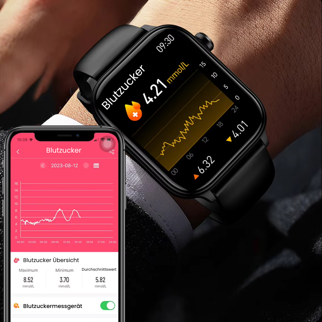 Gluco mit SOS-Funktion und zertifizierter Blutzuckermessung