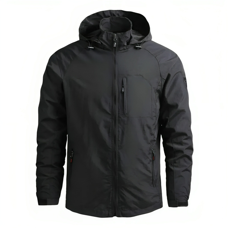 Andreas | Wasserabweisende Windjacke mit Kapuze für Herren