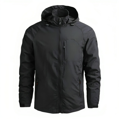 Andreas | Wasserabweisende Windjacke mit Kapuze für Herren