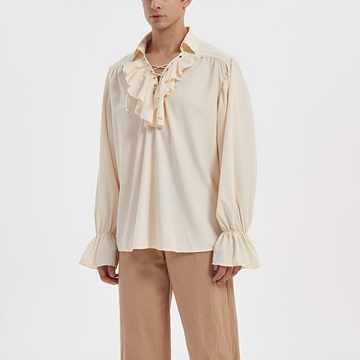 Renaissance Style Shirt Flounced Costume Design