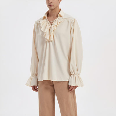 Renaissance Style Shirt Flounced Costume Design