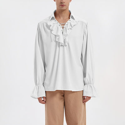 Renaissance Style Shirt Flounced Costume Design