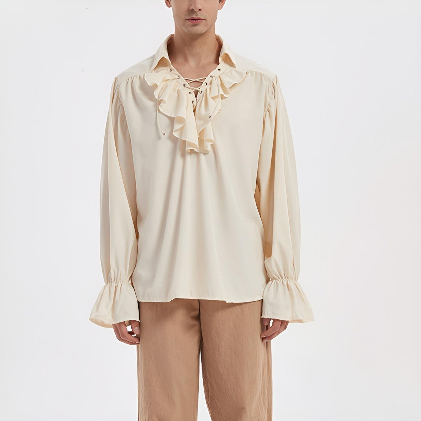 Renaissance Style Shirt Flounced Costume Design