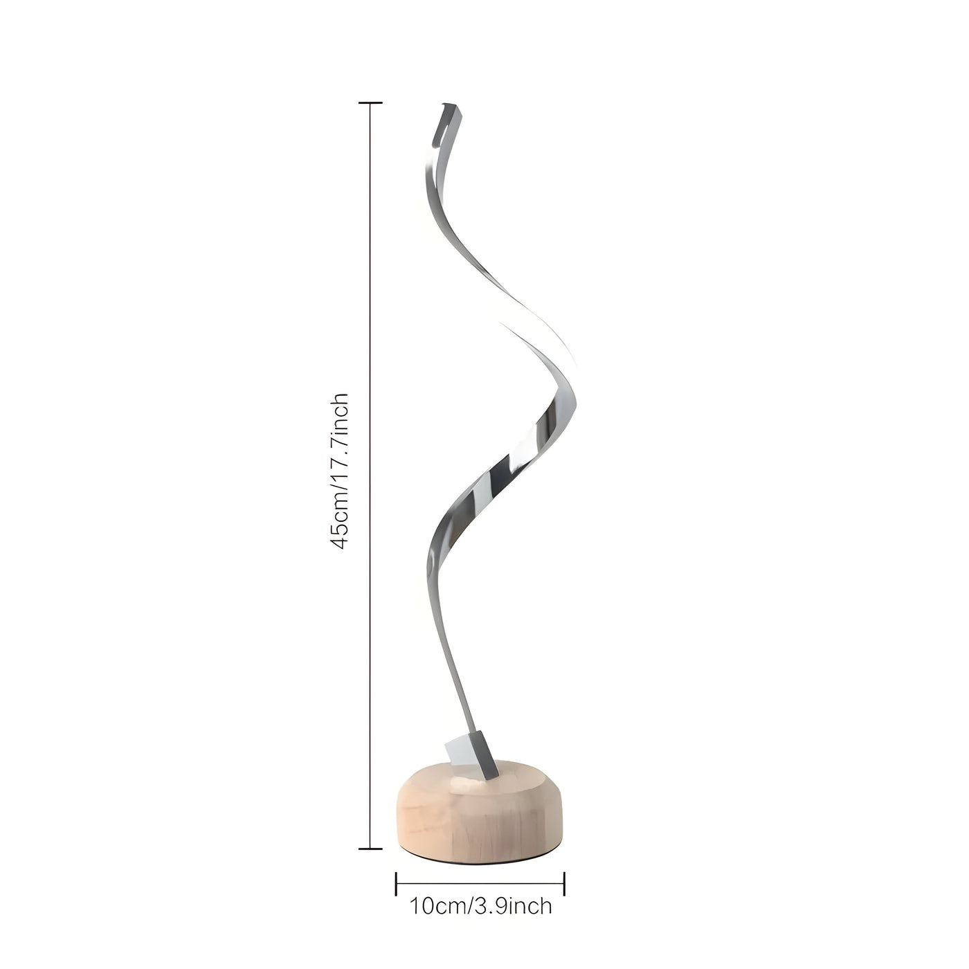 RusticGlow Lampe – Moderne LED Holz Tischlampe