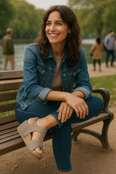 ELVANA – Die korrigierenden keil-sandalen für eleganz haltung