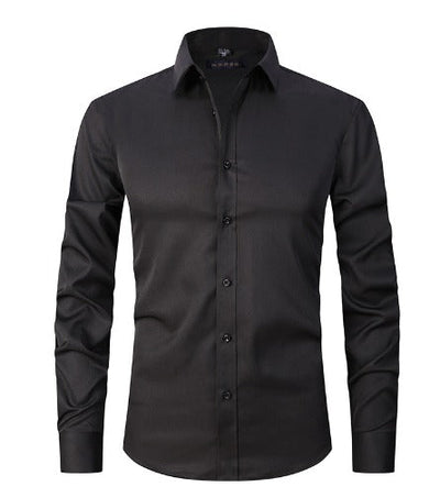 FlexiStyle Hemd | Knitterfreies, Dehnbares Shirt für den modernen Mann