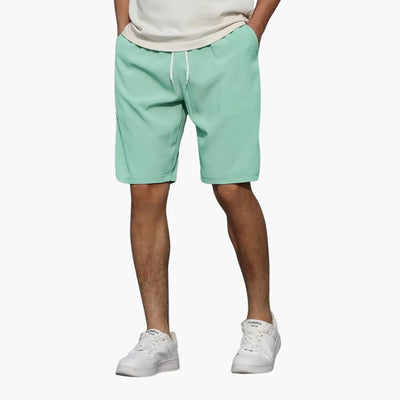 Lässige, knielange Herren-Sommer-Shorts mit Kordelzug