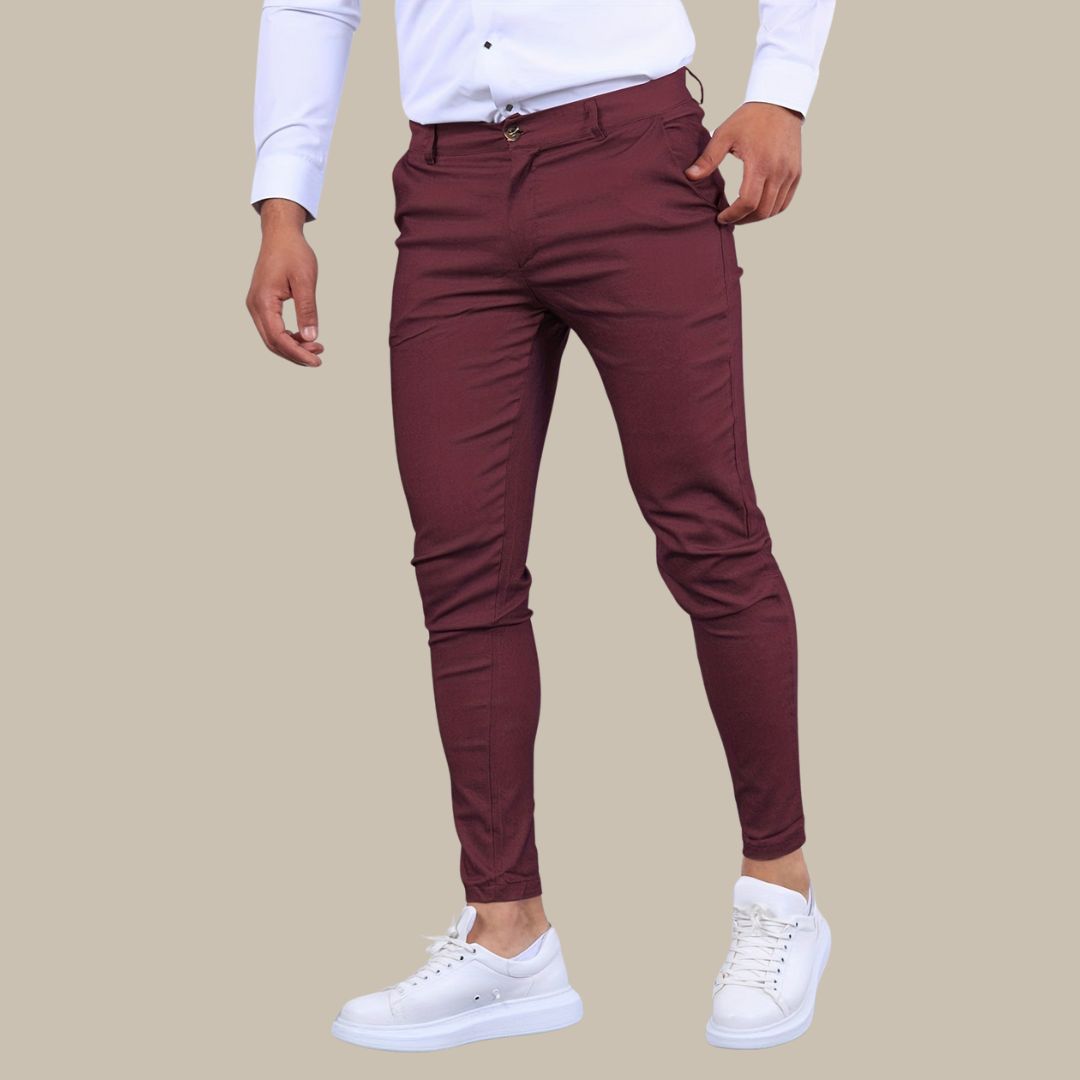 Chinohose für Herren - Slim Fit Stretch-Hose für den Sommer