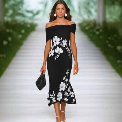 Karin™ | Elegantes Blumenkleid