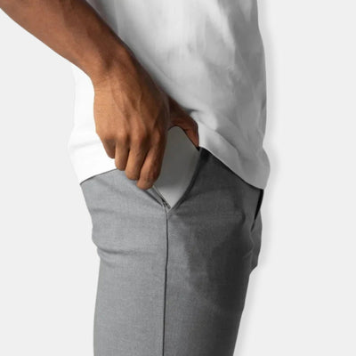 Herren Lässige Slim Fit Hose | Mit Seitentasche