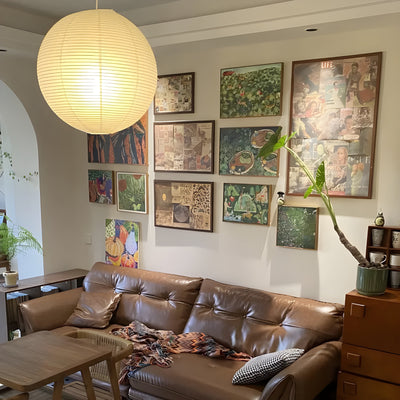 Hängelampe aus Reispapier – Dekorativ Japanischer Stil für Wohnzimmer