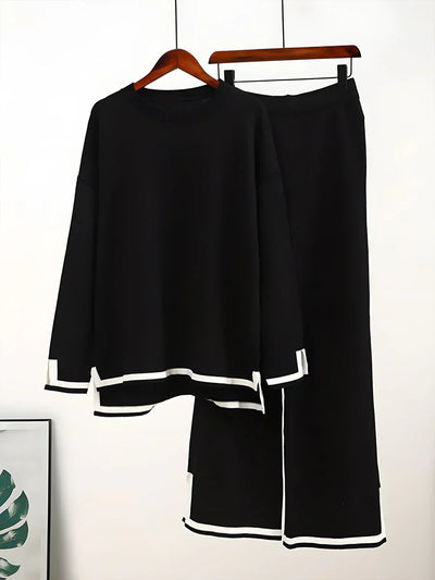 Heidi-Mode | Komfortables Und Elegantes Strickset - Pullover+Hose