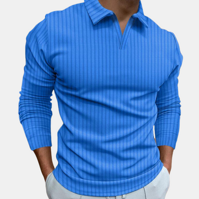 Langarm-Poloshirt für Herren