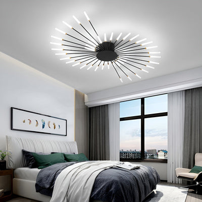 CelestialArc Light - Moderne Feuerwerk LED-Deckenleuchte