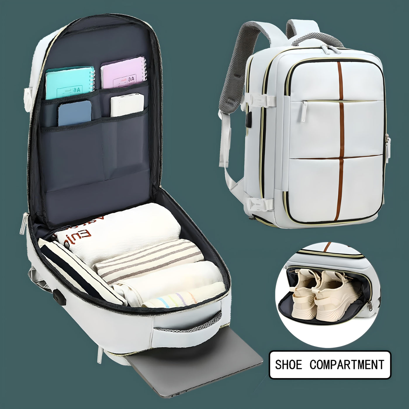 Unisex Leichter Rucksack | Großes Fassungsvermögen