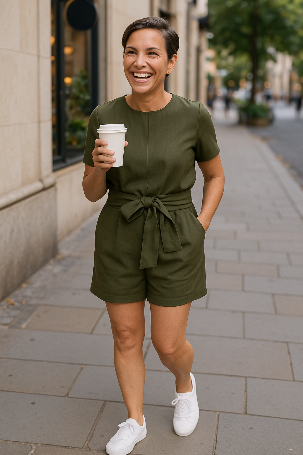 Schlichte Eleganz mit dem Chic und Trendy Jumpsuit - Eliza