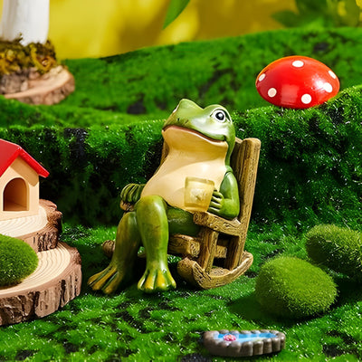 PondGuard Light - Solar Garten Frosch Statue Leuchte