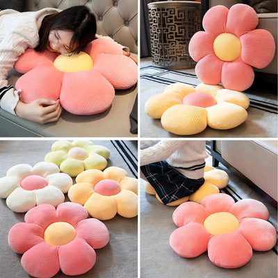 FloraDream Cushion - Weiches Sechs Blütenblättern Kissen
