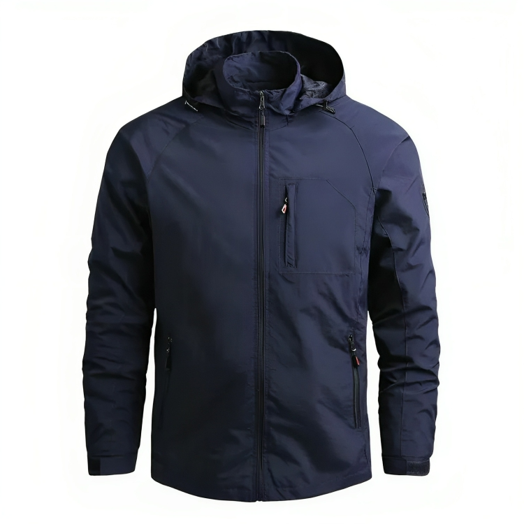 Andreas | Wasserabweisende Windjacke mit Kapuze für Herren
