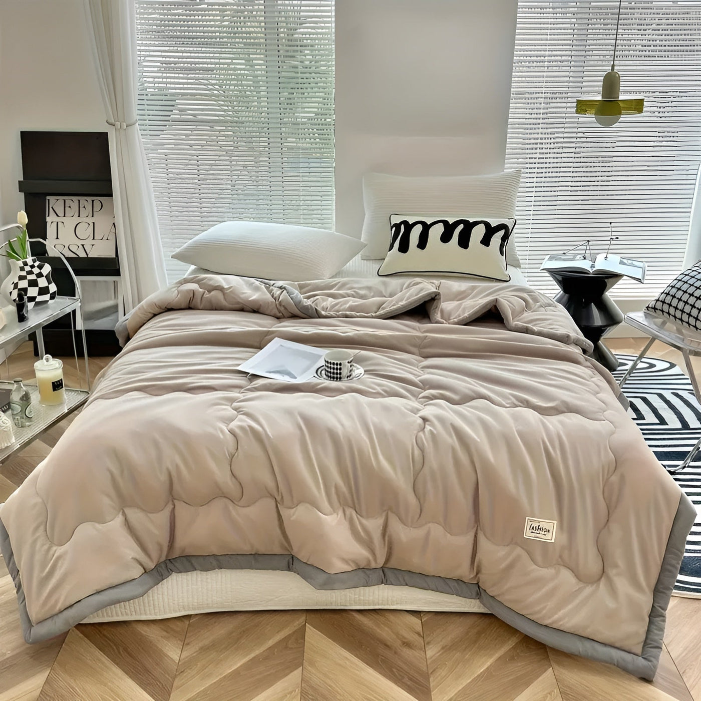 Leichte Bettdecke für den Sommer – Atmungsaktiv & Vielseitig | Für Sofa, Bett & Reisen