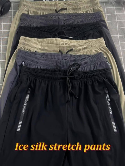 Lässige Sporthose für Herren mit Reißverschlusstaschen