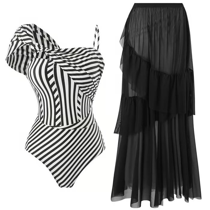 Jenna - Einteiliger Badeanzug Dissymmetrie