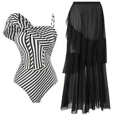 Jenna - Einteiliger Badeanzug Dissymmetrie