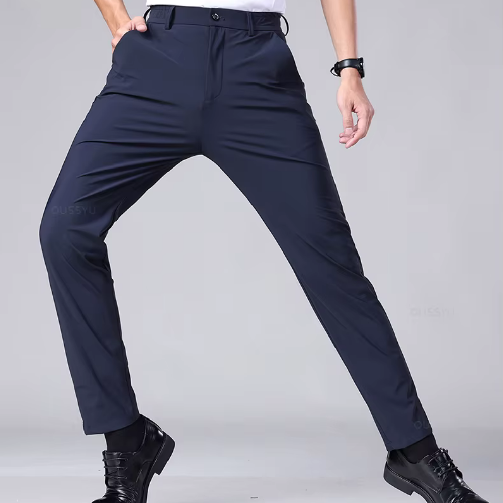 Ayden - Elegant & bequem Stoffhose für Herren mit Stretchbund.