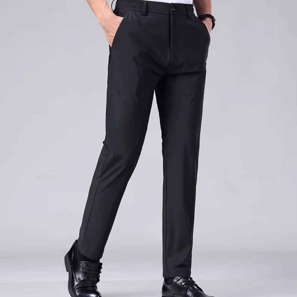 Ayden - Elegant & bequem Stoffhose für Herren mit Stretchbund.