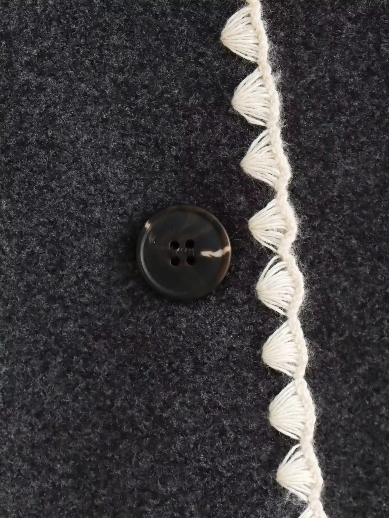 Heidi-Mode | Lockere Jacke mit Schalquasten