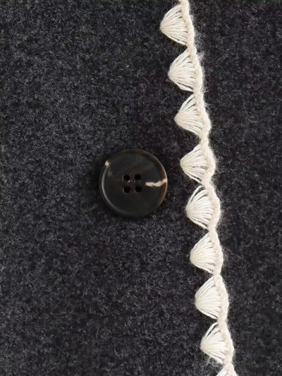 Heidi-Mode | Lockere Jacke mit Schalquasten