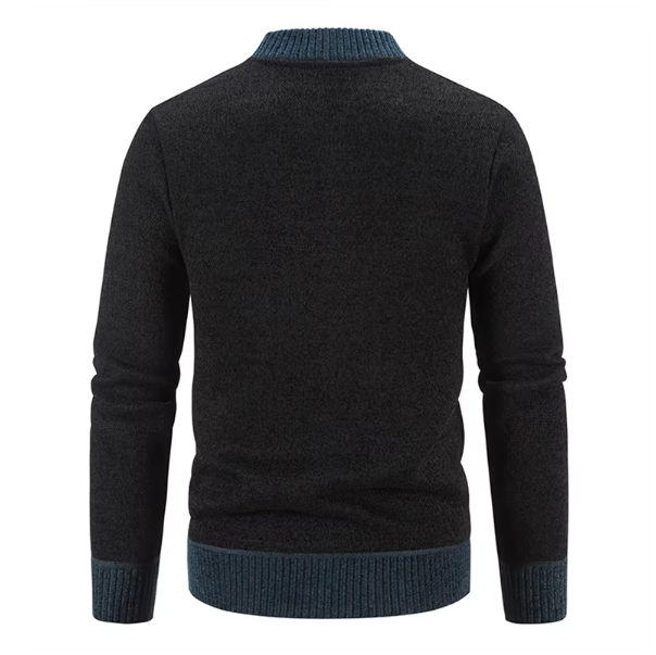 Drio | Stilvolle Herrenstrickjacke mit Reißverschluss und Strickdesign