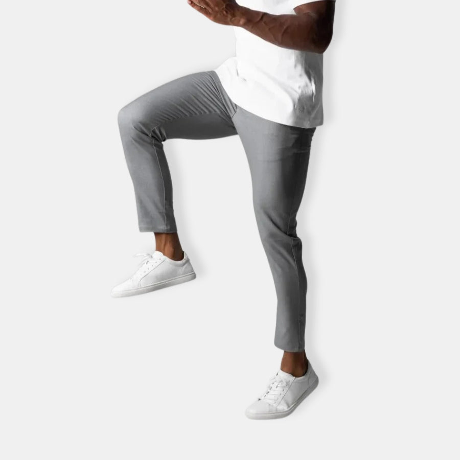 Herren Lässige Slim Fit Hose | Mit Seitentasche