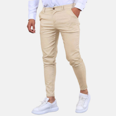 Chinohose für Herren - Slim Fit Stretch-Hose für den Sommer