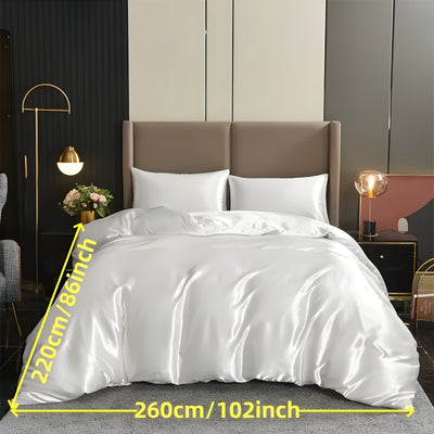 SatinNest Duvet Set - 3tlg. Satin Bettbezug Set