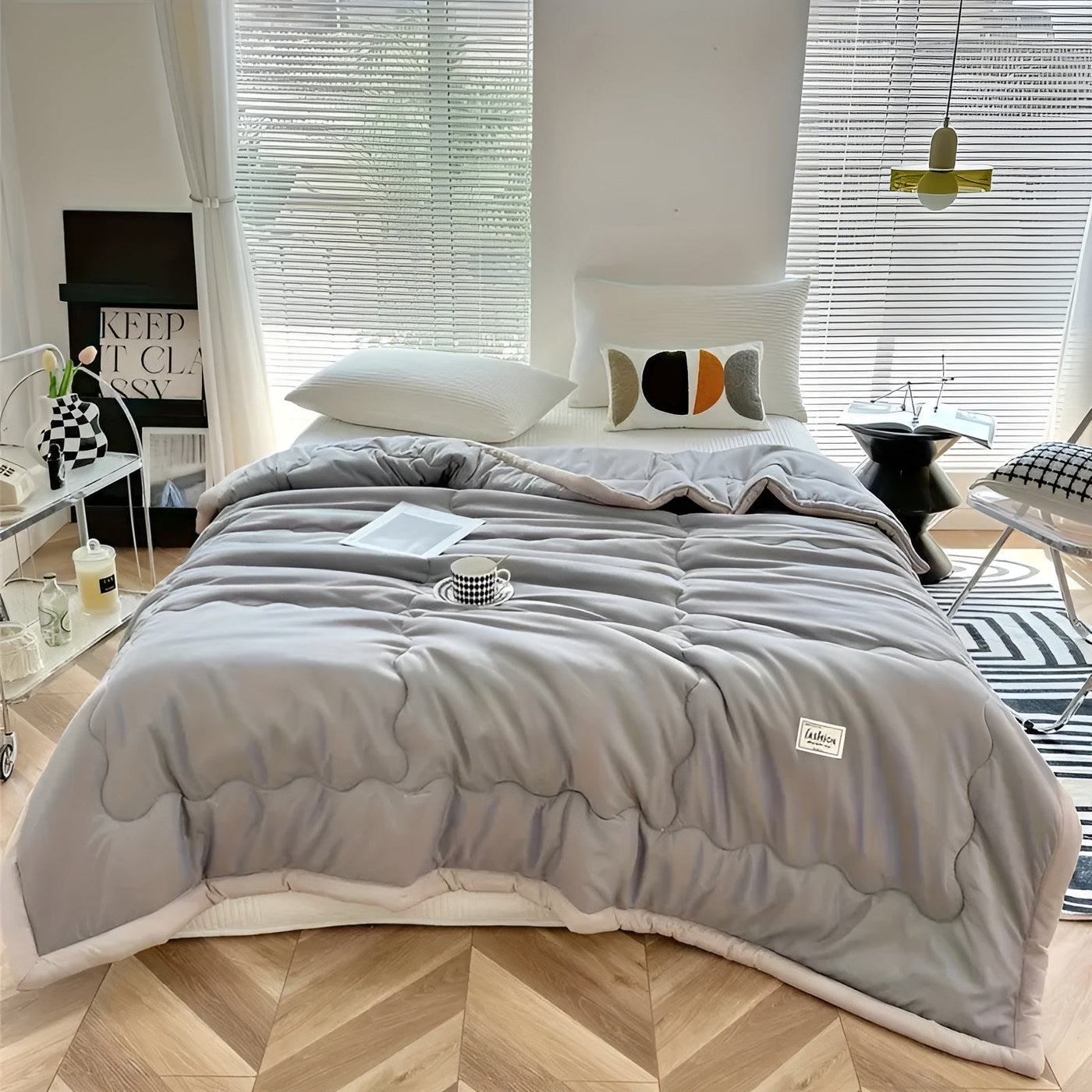 Leichte Bettdecke für den Sommer – Atmungsaktiv & Vielseitig | Für Sofa, Bett & Reisen