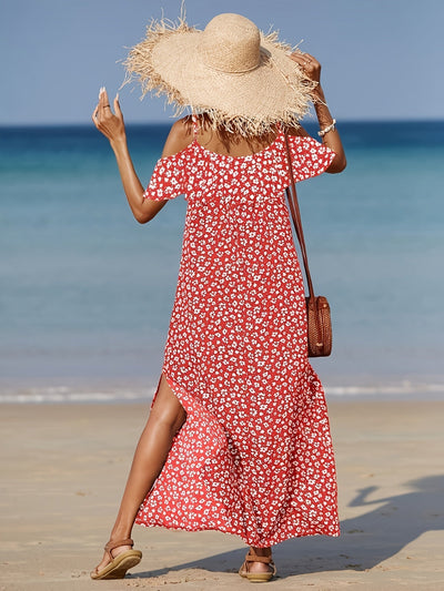 Consuelo - Schulterfrei Kleid Mit Blumenprint